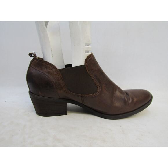 Josef Seibel Womens Size 40 EUR Brown Leather Chelsea Ankle Boots Booties - Picture 4 of 11